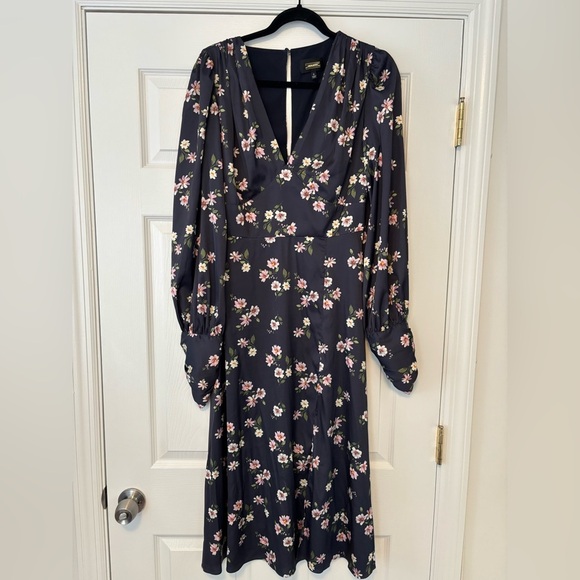 ALEXIA ADMOR Elysa Bishop Sleeve Fit & Flare Midi Dress Size 6 - Picture 4 of 11